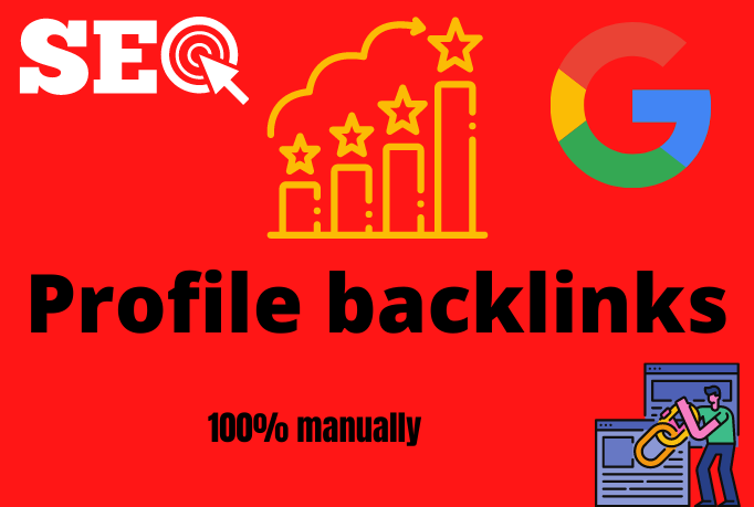 Build high quality SEO profile backlinks by manual li...