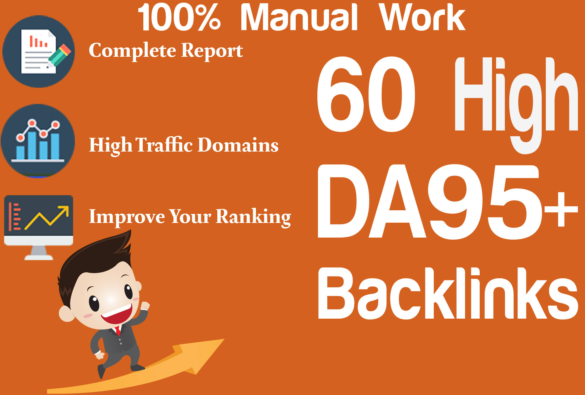 I will create high quality backlinks SEO from authori...