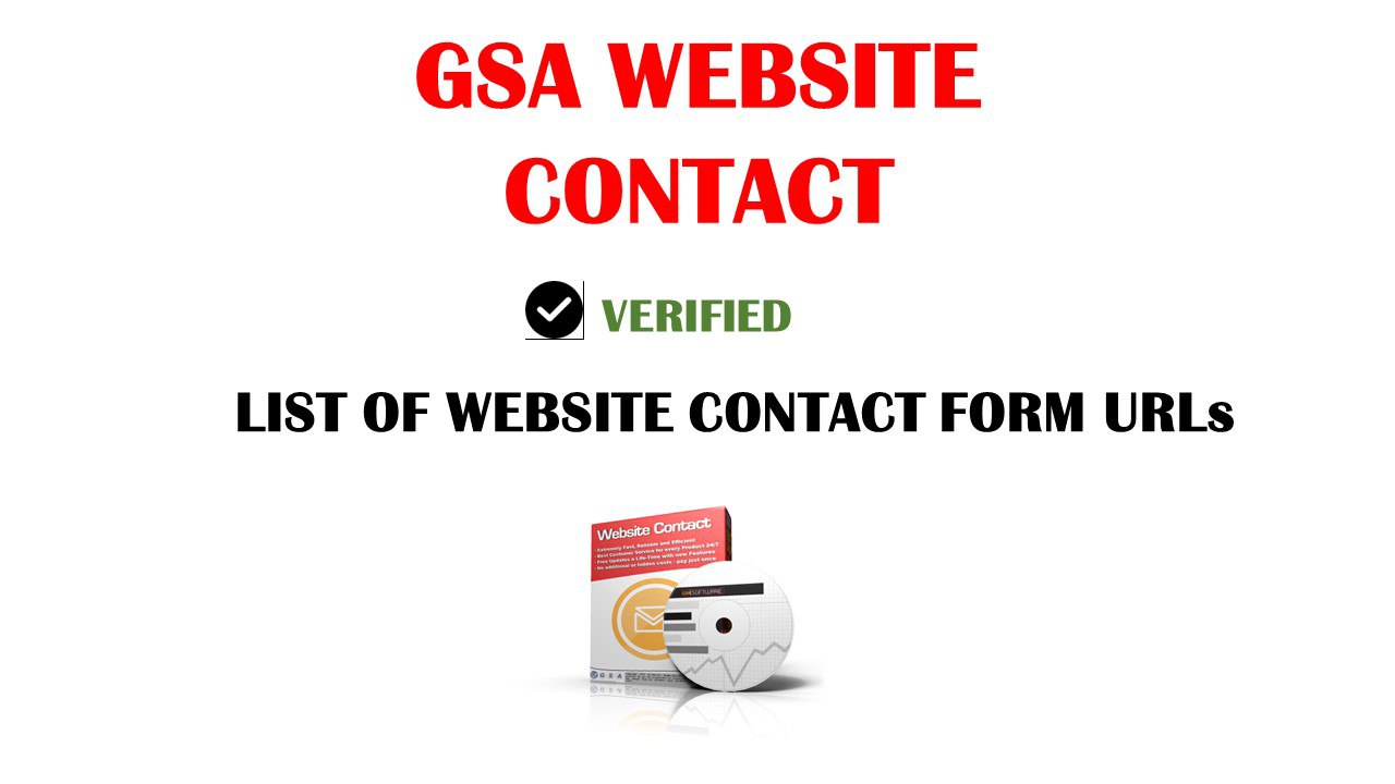 GSA WEBSITE CONTACT Verified List of Website Contact ...