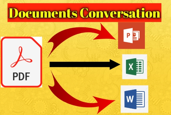 Convert PDF file into word. excel, PowerPoint