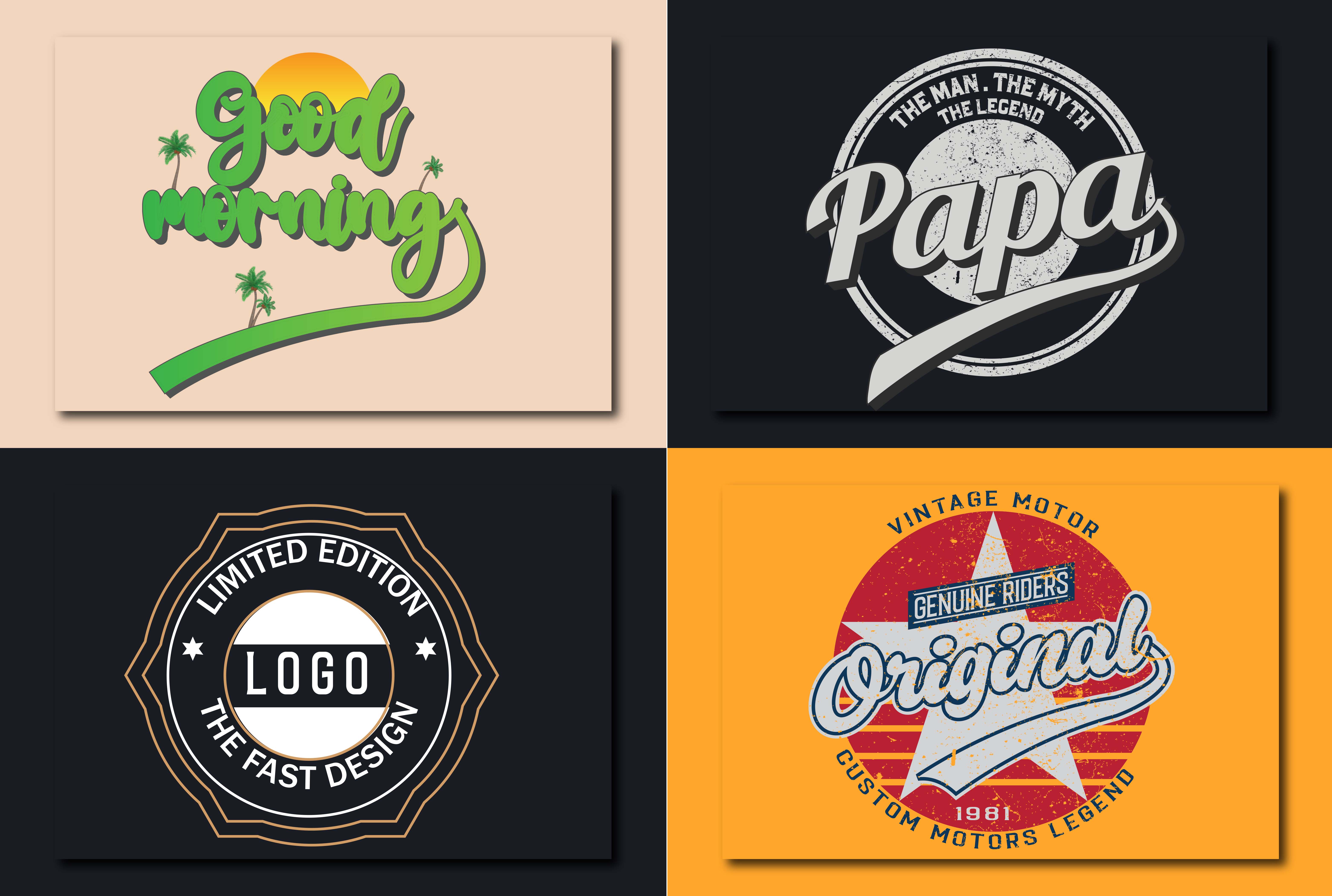 I will design awesome retro vintage badge logo in 24 ...