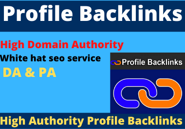 25 Profile Backlinks High Authority permanent Link Bu...