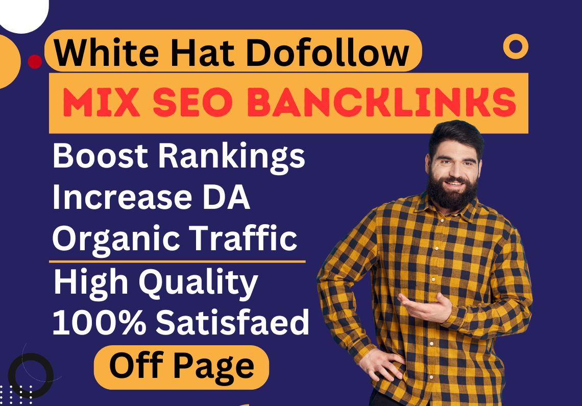 White hat Technique Use high quality 250 Off page MIX...