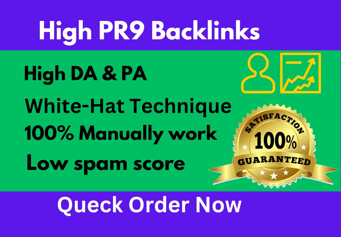 I Will Making 100 High PR9 Backlinks On Top Rank Web ...