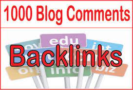 I will manually build 1000 Blog comments on 50+ DA DR...