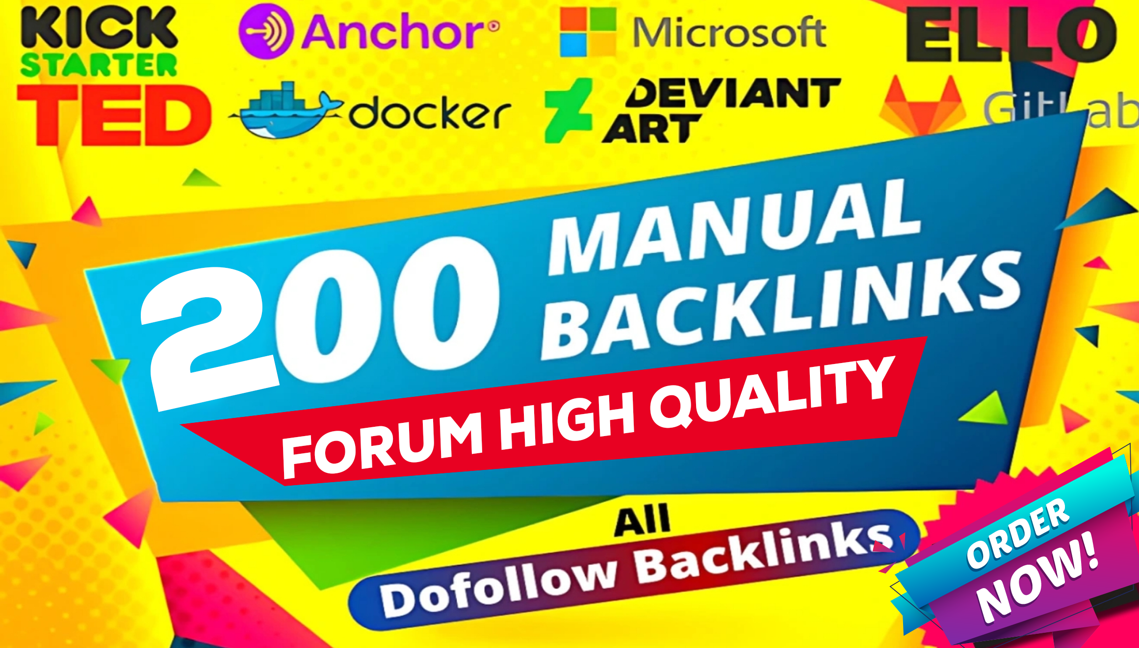 100 Powerful and Permanent SEO Forum Backlinks for Yo...