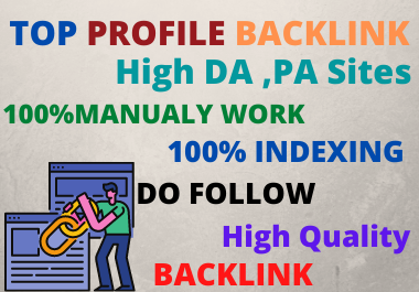 TOP 30 Profile Backlinks high authority website perma...