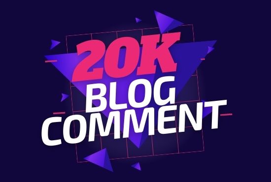 20,000 Blog comment backlinks for SEO Boost Ranking o...