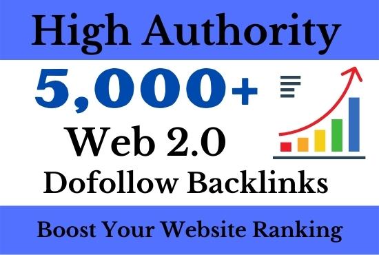 I will do 5000 high quality web 2.0 contextual dofoll...