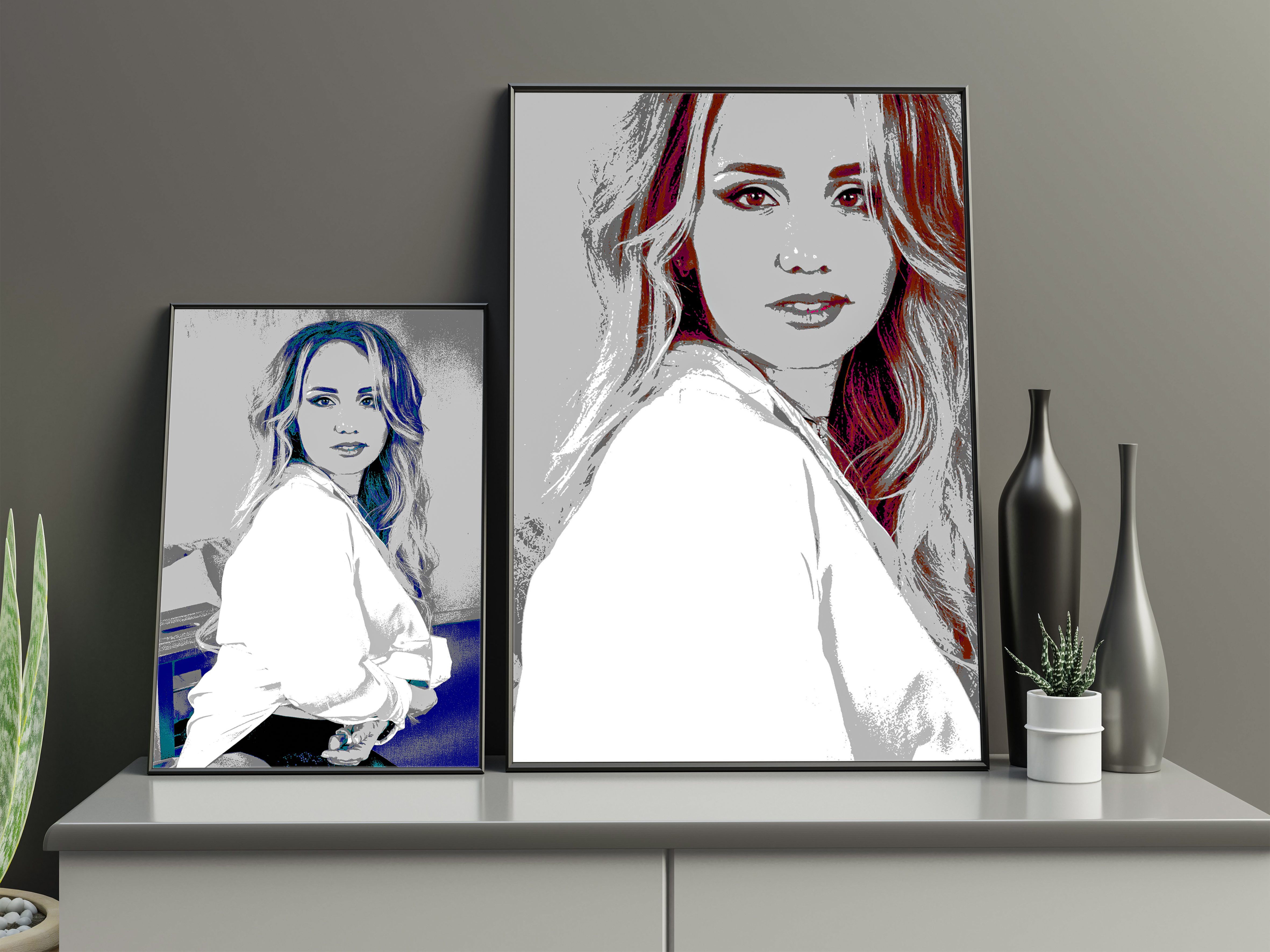 Pop Art Portrait from your Photo / Andy Warhol Style ...