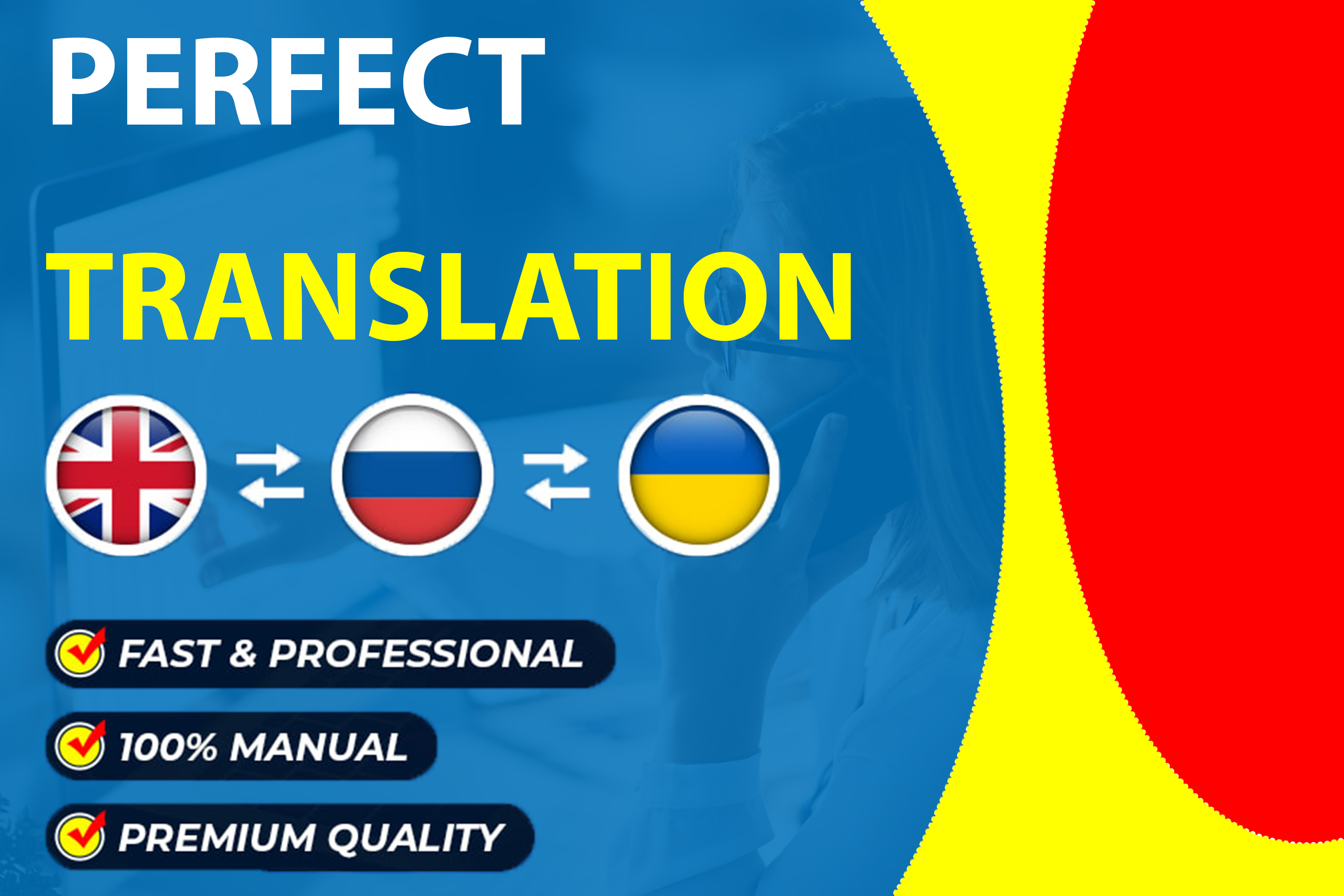 i will manually translate english into russian or ukr...