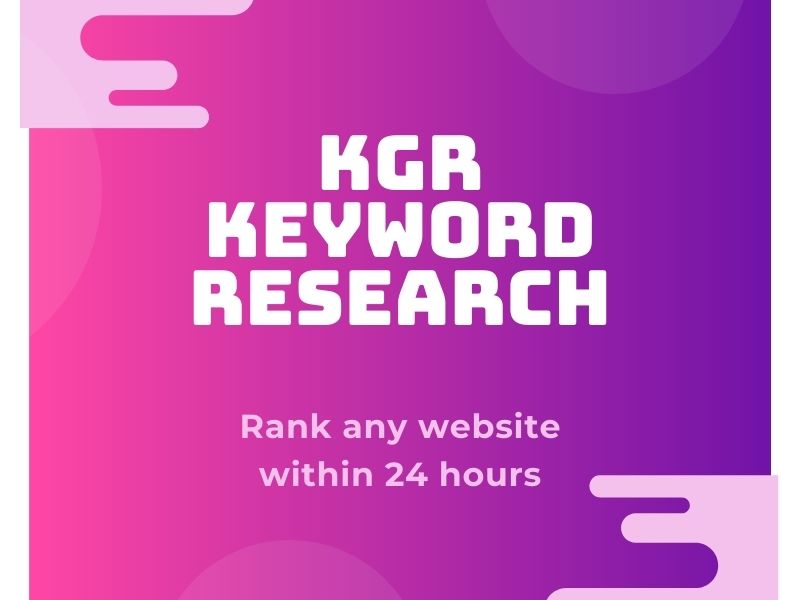 Rank Your Affiliate Website with KGR Keywords within ...