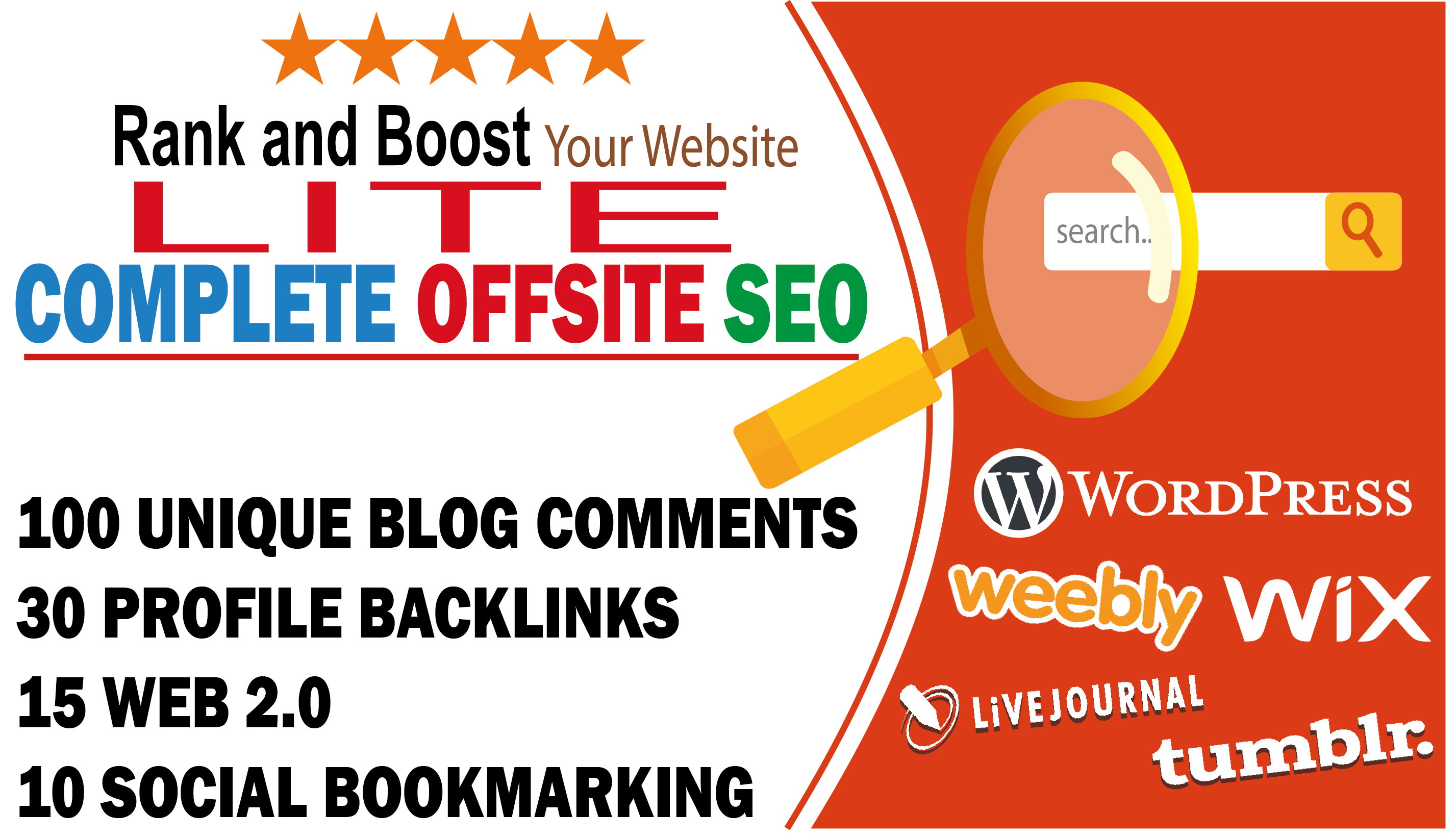 Complete seo lite to rank your business backlinks