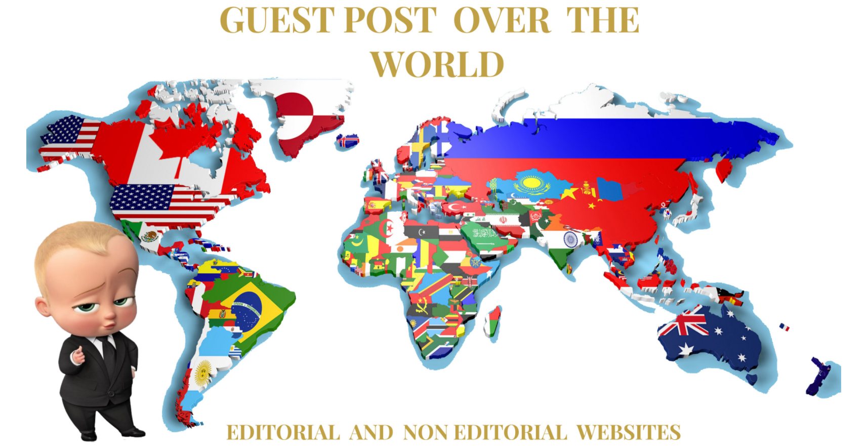 Do guest post over the world on editorial and non edi...