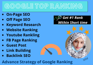 I will do white hat SEO service for google top rankin...
