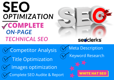 I will do complete on-page SEO for your website ranki...