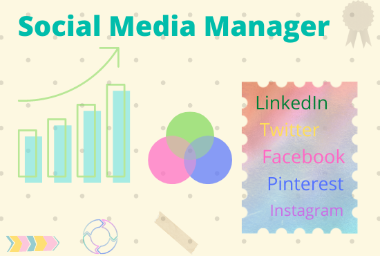 I will be 1 post per day for 30 days your social medi...