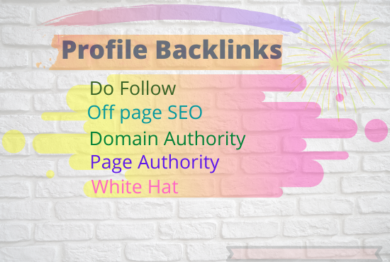 I will provide 80 high authority profile backlinks fo...