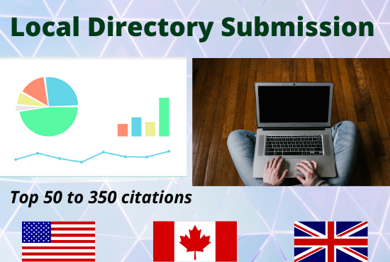 I will create 350 local citation listing for your web...