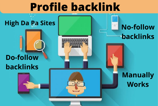 I will create 70 Do-follow profile backlinks on high ...