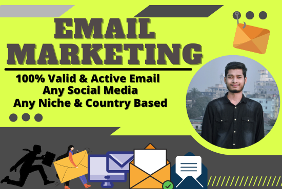I will provide you 5,000 niche targeted mail list for...