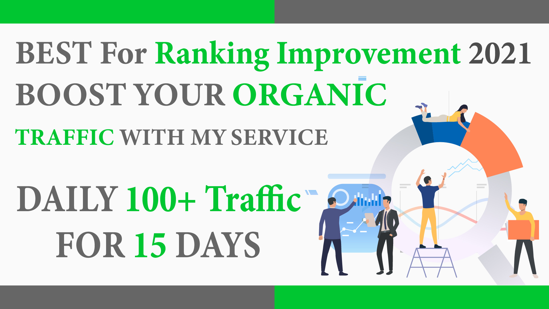 Daily 100+ Organic traffic for 15 Days - Best for ran...