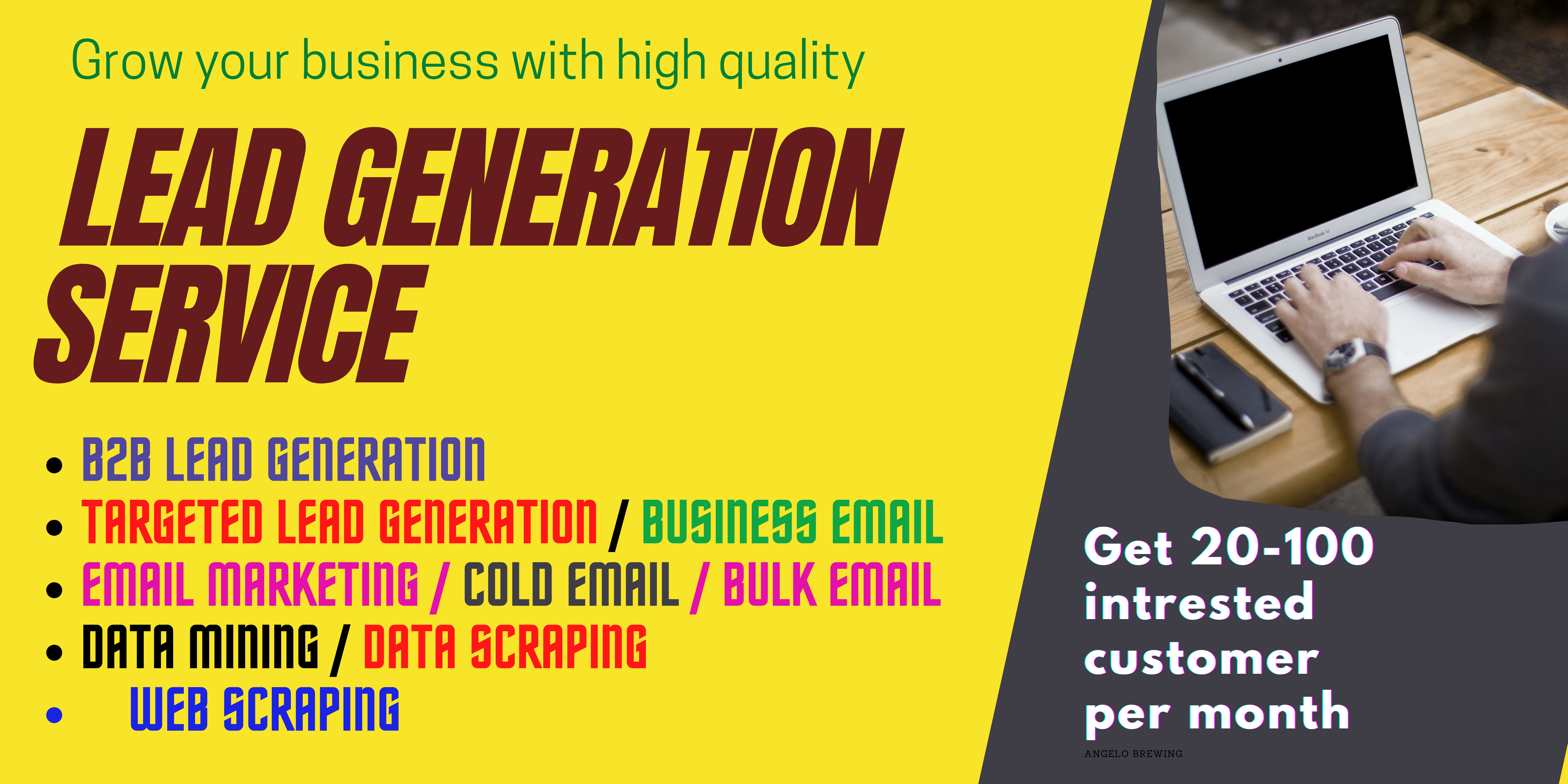 I will do b2b lead generation for cold calling and co...