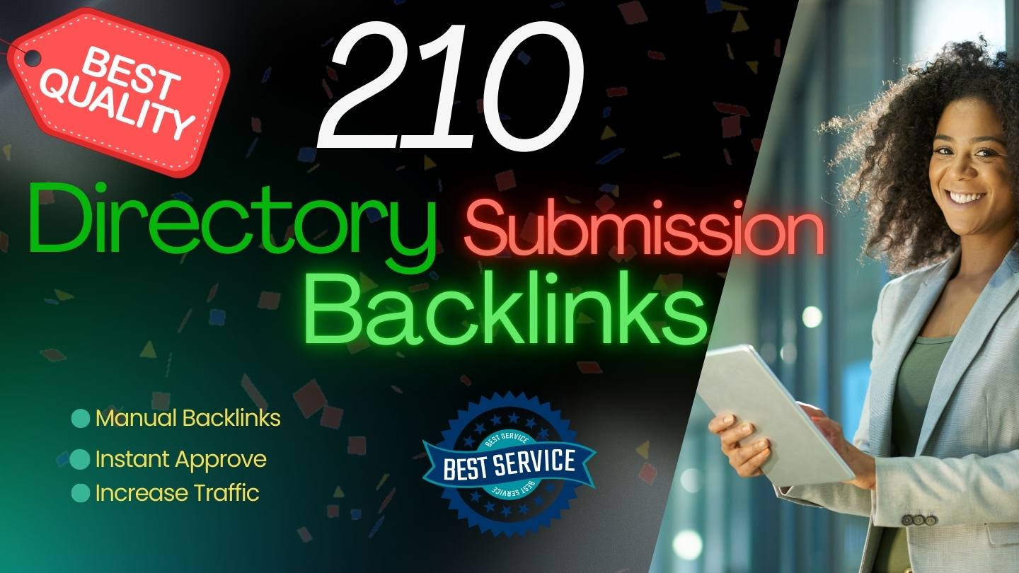 210 Instant Approval Directory Submission Dofollow Ba...