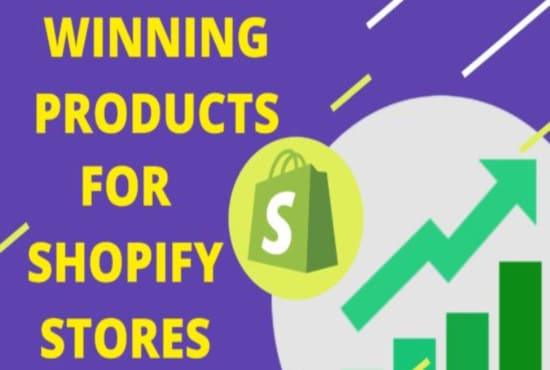 I will do shopify winning product research, shopify w...