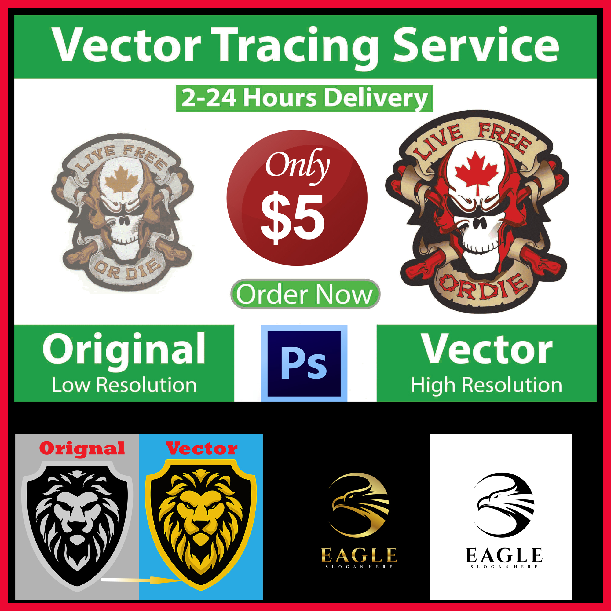 I can perfectly vector tracing, raster to vector, r...
