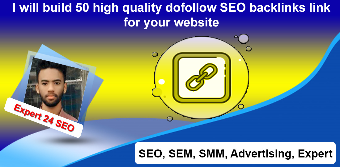 I will build 50 high quality dofollow SEO backlinks l...