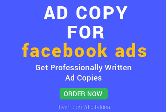 I will write compelling ad copy for FB ads