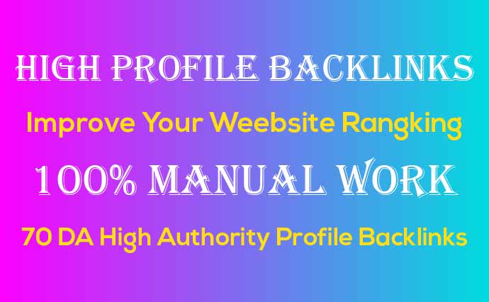 I Can Provide Do Follow 150 +high authority social pr...