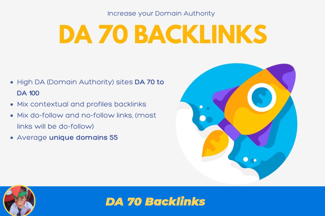 Do DA70+ Domain Authority PR9