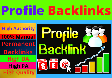 81 Profile Backlinks High Authority Permanent Dofollo...