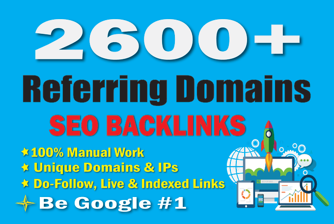 I will build referring domains SEO backlinks for webs...