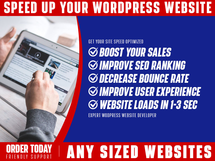I will speed optimize WordPress site professionally f...