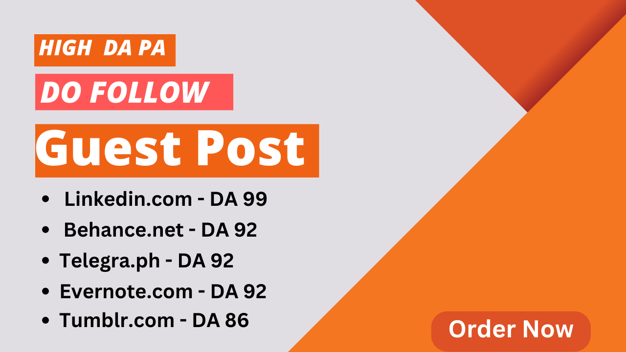 I will write and publish 15 guest post with a dofollo...