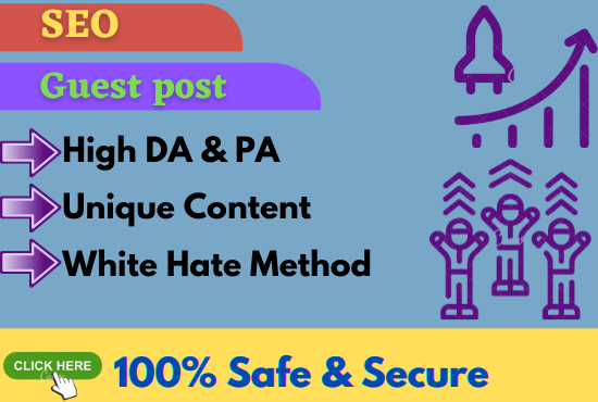 I will write & provide 5 DA Guest Post on google ...
