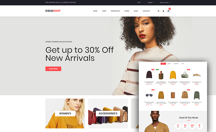 Very Good and simple E-COMMERCE web Template for your...