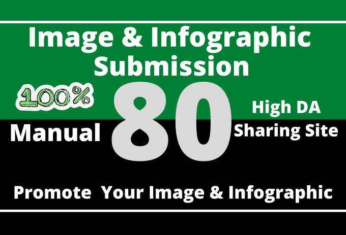 I will do infographic or image submission and high DA...