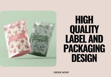 I will design 3d high quality label and packaging des...