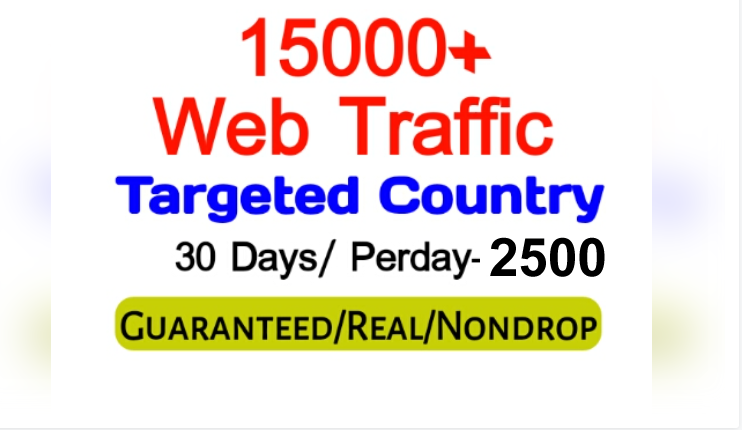 Get 150,000+ Country Targeted Organic Web Traffic For...
