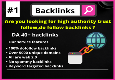 High authority web 2.0 backlinks with 5000+ unique do...