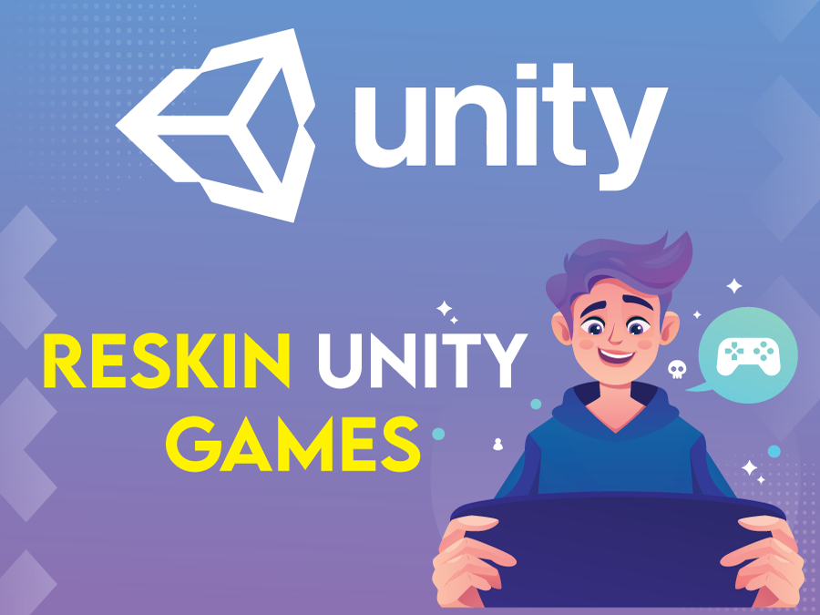 Create, reskin and modify unity 2d, 3d games