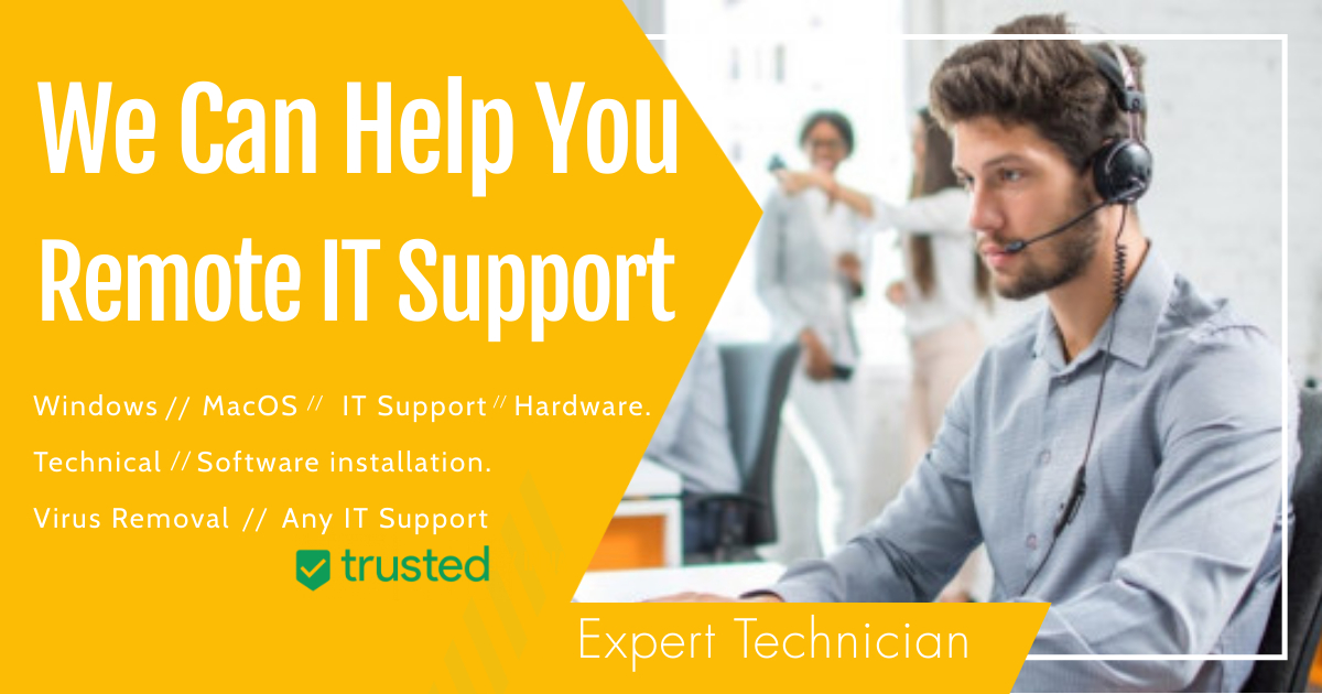 I will provide Remote mac or Windows support 15 years...