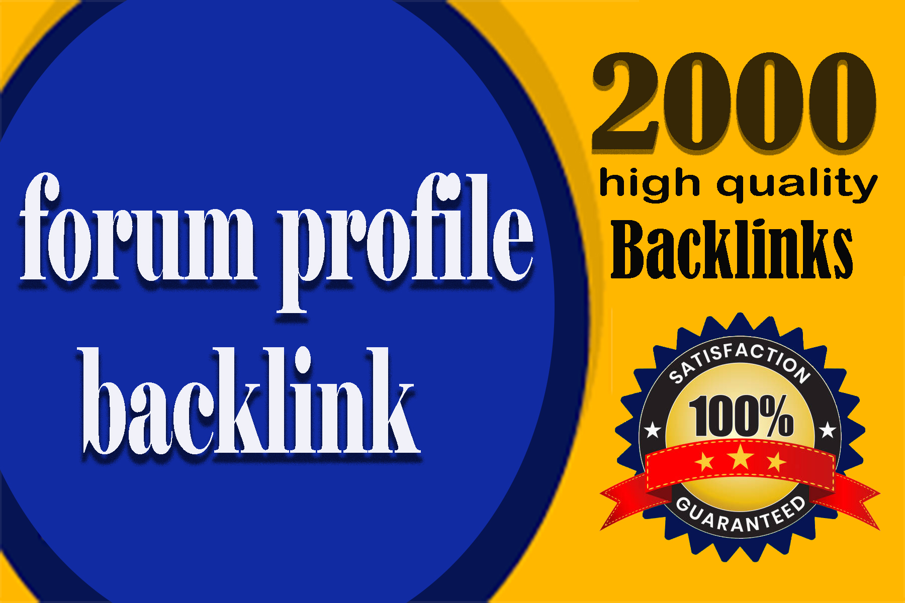 HQ 90 da 2000 forum profile dofollow SEO backlinks