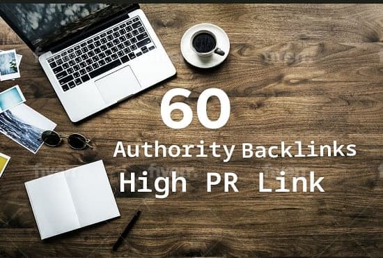I will do 60 high authority backlinks dofollow link b...