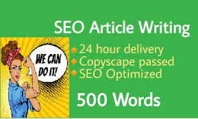 i will write 500+ words SEO optimized and unique arti...