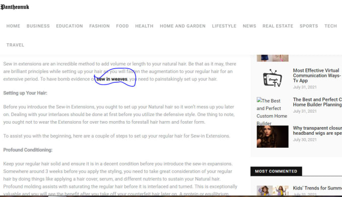 I will do SEO dofollow links guest post from high qua...
